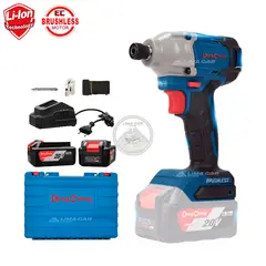 DONGCHENG - Atornillador inalambrico 180NM 20V 5Ah Maleta Profesional