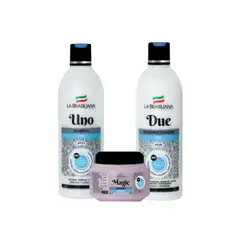 LA BRASILIANA - Kit Shampoo + Acondicionador + Máscara MAGIC POS 250 gr - Post Alisado