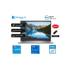 DELL - Laptop Nueva 15 3520 i5 12va 24GB RAM 512GB SSD + 128GB USB + COOLER