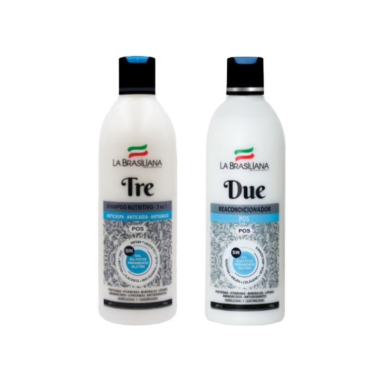 Pack - Shampoo TRE + Reacondicionador DUE