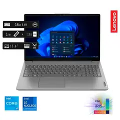LENOVO - Laptop Nueva V15 G4 Intel Core i7 13va gen 16GB RAM 1TB SSD + 1TB HDD EXTERNO 15.6 FHD