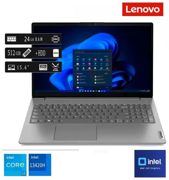 Laptop Nueva V15 G4 IRU Core I5 13va Gen 24GB RAM 512GB SSD +1TB HDD Externo