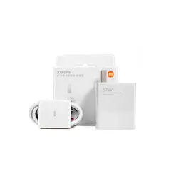 XIAOMI - Cargador Original 67W Para Mi 11 Ultra + Cable Tipo-C 6A