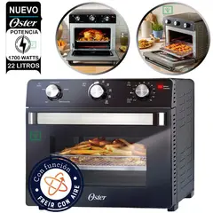 OSTER - Horno con Freidora de Aire Oster® de 22 litros TSSTTVMAF1NS