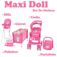 BABY KITS - Set De Muñeca Maxi Doll Para Niña Modelo 2025 Unicornio
