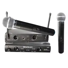 BATBLACK - Micrófono inalámbrico profesional uhf bt-58