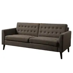 ALTO HOGAR - Sofá Luzhi 3 Cuerpos Marrón