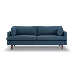 ALTO HOGAR - Sofá Vintage Ina 3 Cuerpos Azul