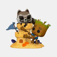 FUNKO - POP GUARDIANS OF THE GALAXY - ROCKET Y GROOT BEACH DAY