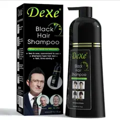DEXE - Tinte Shampoo Black Hair Negro En Frasco 400ml