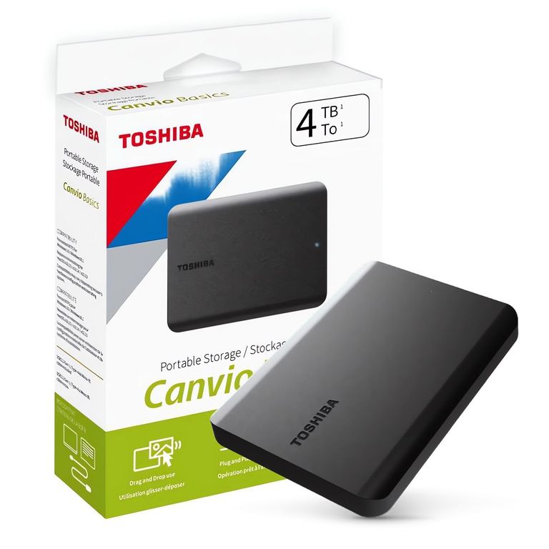 Disco Duro Externo Canvio Basics Usb 3.0 Negro 4 Tb