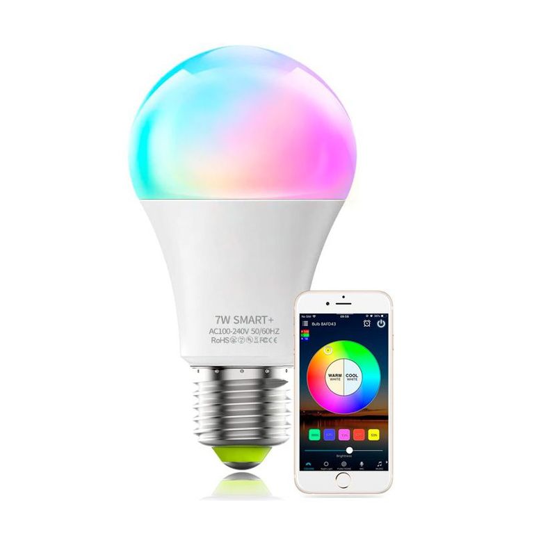 Magiclight Foco Inteligente Smart Wifi Multicolor Rgb Led 7w 1pc