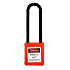 LOTO MASTER - CANDADO AISLADO COLOR ROJO DOS LLAVES