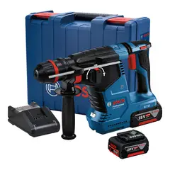 BOSCH - Rotomartillo SDS Plus/Cilind 18V Brushless 2 Bat GBH 187-LI