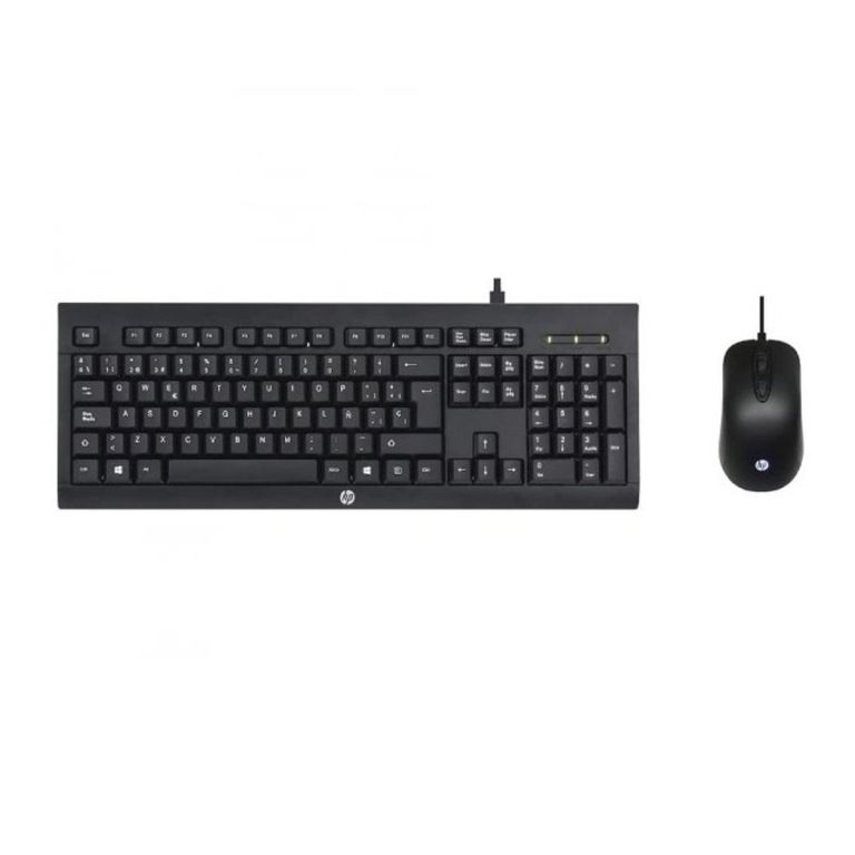 Combo Alambrico Teclado y Mouse KM100 - Negro