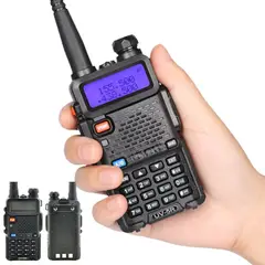 OEM - Par de Radios Walkie Talkie Banda Dual VHFUHF Transmisor FM Modelo UV8R