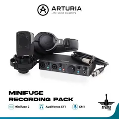 ARTURIA - MINIFUSE RECORDING PACK NEGRO