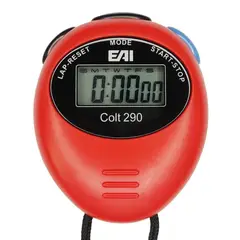 EAI - Cronómetro Collt 290 Alarma Fechador Ergonomico - Rojo