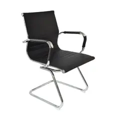 MOBELART - Silla de Oficina Visita Boss PU Negro möbelArt