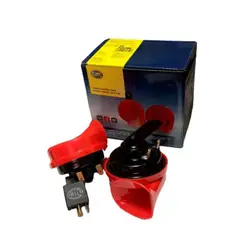 GENERICO - Claxon Caracol Hella Corneta Doble 12v