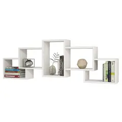 DIBA MUEBLES - Repisa Decorativa Adelia Blanco -