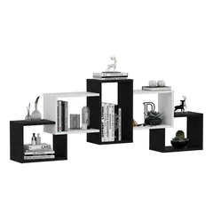 DIBA MUEBLES - Repisa Decorativa Adelia Negro -