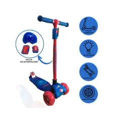 OKA - Scooter Pleglable Para Niños «LINTERNITA» Blue