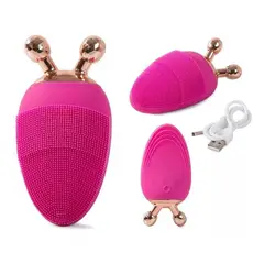 RAMKO - Cepillo Limpiador Facial Electrico Con Vibracion