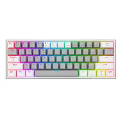 REDRAGON - - Teclado Fizz Pro K616 RGB Wireless Red Español Grey-White