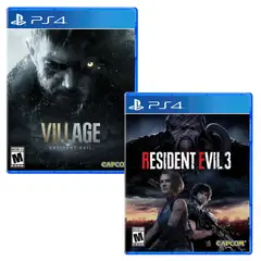 SONY - Resident evil village + Resident evil 3 ps4