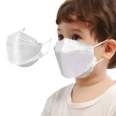 GENERICO - MASCARILLA KF94 FISH BLANCA NIÑO x 20 Unidades