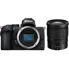 NIKON - Z50 Sin Espejo Cámara Kit Con 24-70mm f4 S Lente - Negro
