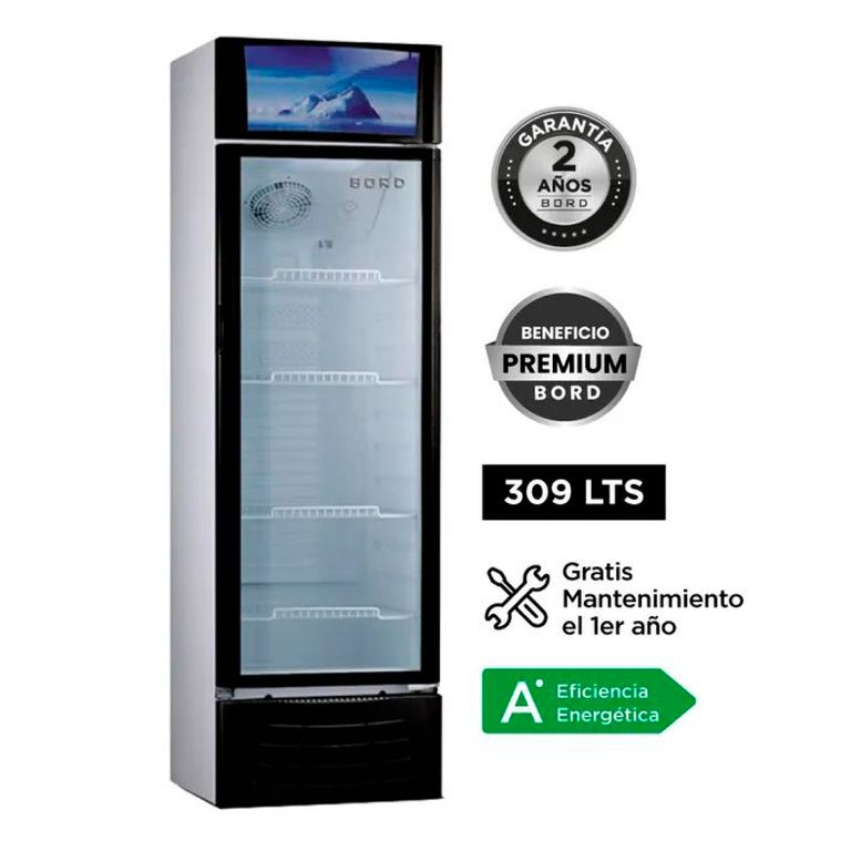 Vitrina Exhibidora 309 Litros Ex309-M