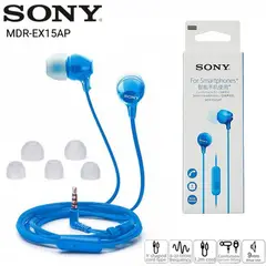 SONY - Audifono MDR EX15AP - Azul
