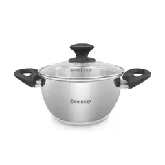 FINEZZA - Olla de Acero Inoxidable de 20 cm FF-0020-IN
