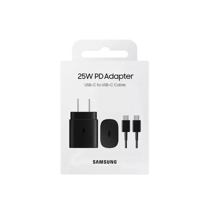 Cargador 25W USB C de Carga Rápida Original Negro