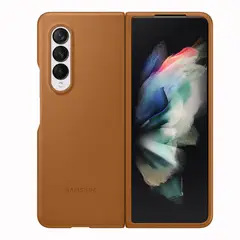Case de Cuero Galaxy Z Fold 3 (Mostaza)