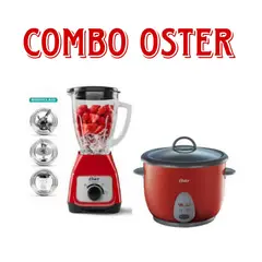 OSTER - Combo Olla Arrocera y licuadora BLSTKAGRRD