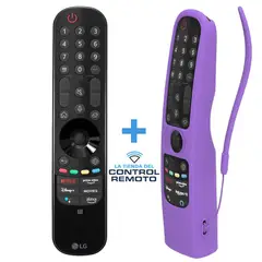 LG - Control Magic Remote MR22 + Funda Lila
