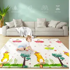 OEM - Alfombra de Juego para Bebé Plegable Portátil Reversible