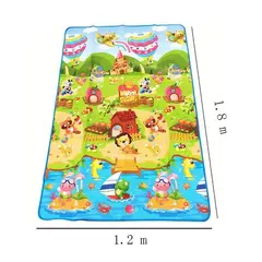 OEM - Alfombra para bebés 180x120x06 cm Impermeable