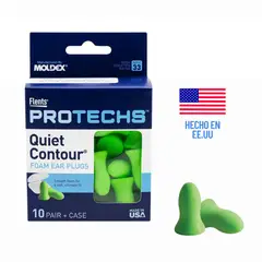 PROTECH - Tapón de Oído Para Dormir - Viajar - Estudiar 20ud - PROTECHS Made In Usa