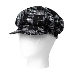TODO GORROS PERU - Boina escocesa Black and White 1 unisex -