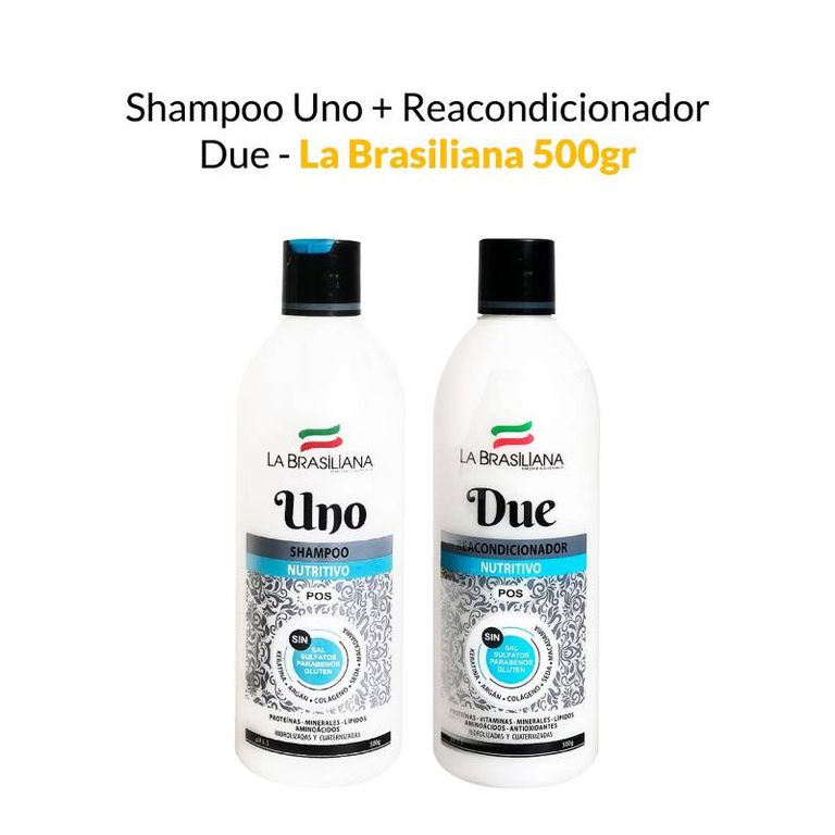 Shampoo y Acondicionador Post alisado -