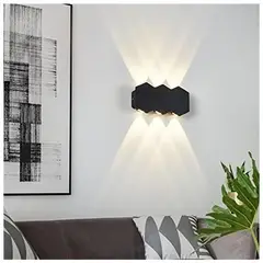 GENERICO - Lampara de pared aplique 6 w multi Luz Cálida + RGB
