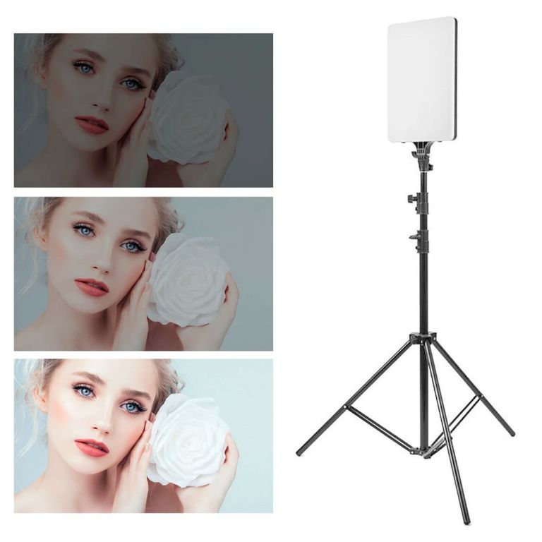 Luces para Fotos Videos Panel Iluminación 16 Pulgadas Para Grabación