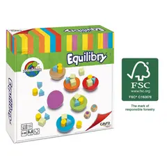 CAYRO - Juego de Mesa Equilibrio de Madera FSC