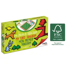 CAYRO - Mi Primer Tangram Infantil de Madera FSC