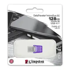 KINGSTON - Memoria USB Duo 128GB USB 3.2