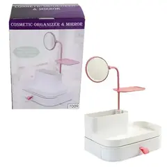 OEM - Organizador Maquillaje y Espejo para Labiales Brochas Joyas Arete